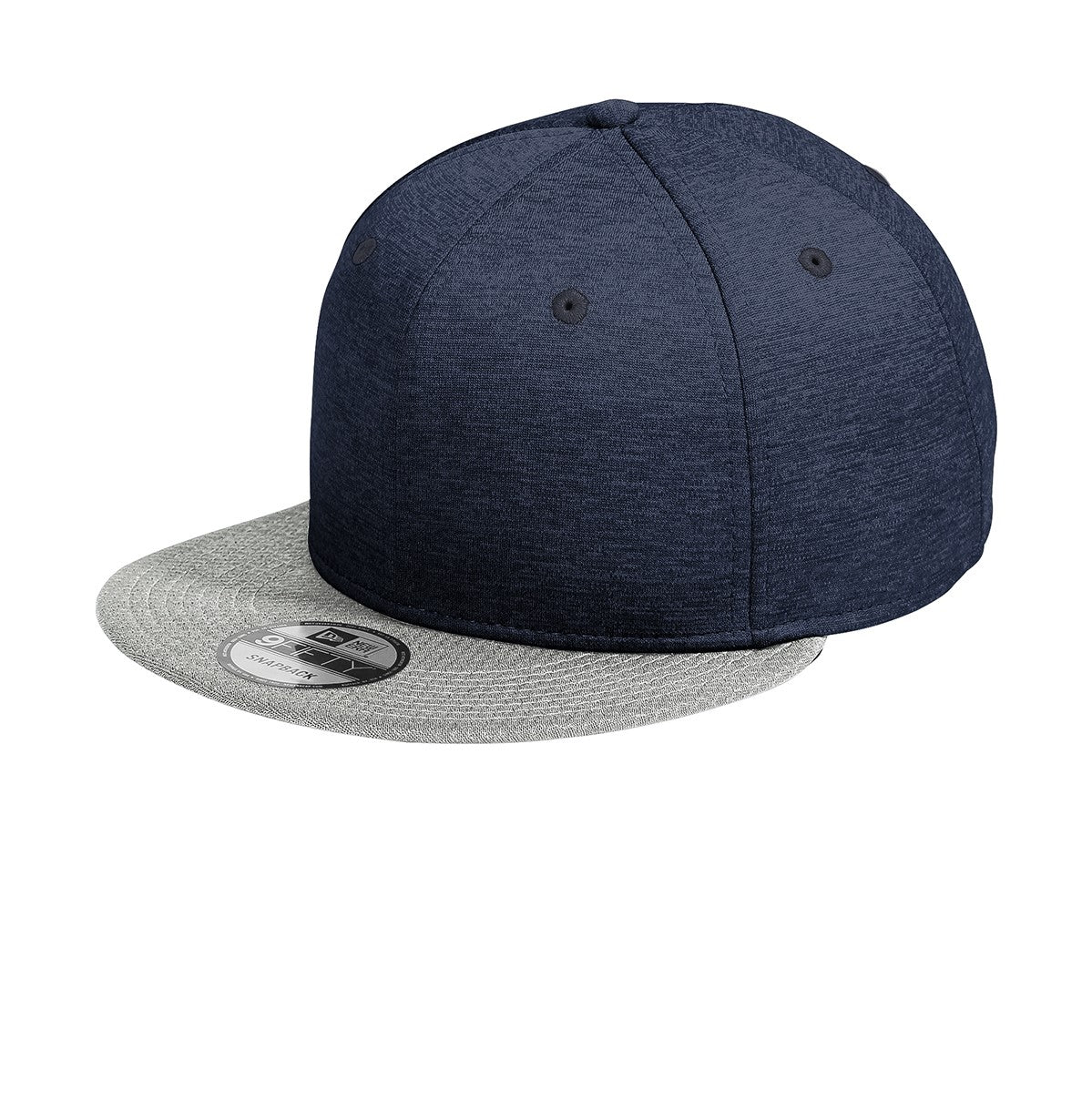 New Era ® Shadow Heather Striped Flat Bill Snapback Cap