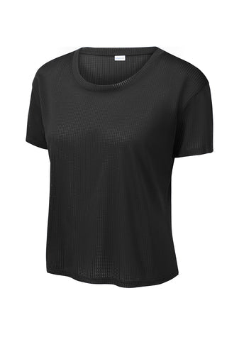 Sport-Tek ® Ladies PosiCharge® Draft Crop Tee