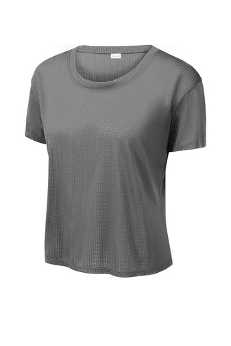 Sport-Tek ® Ladies PosiCharge® Draft Crop Tee