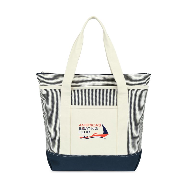 Newport Cotton Zippered Tote