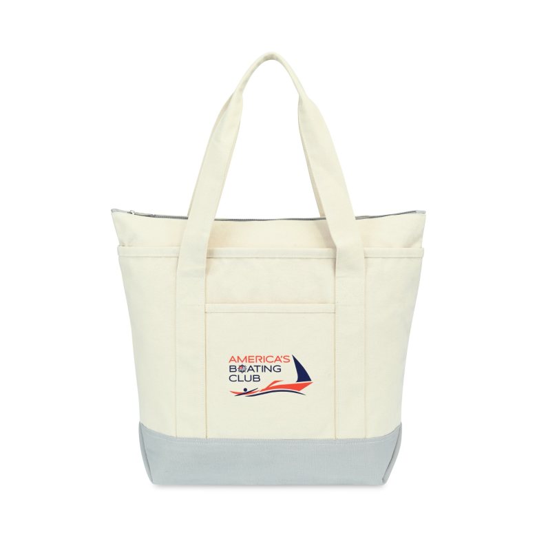 Newport Cotton Zippered Tote