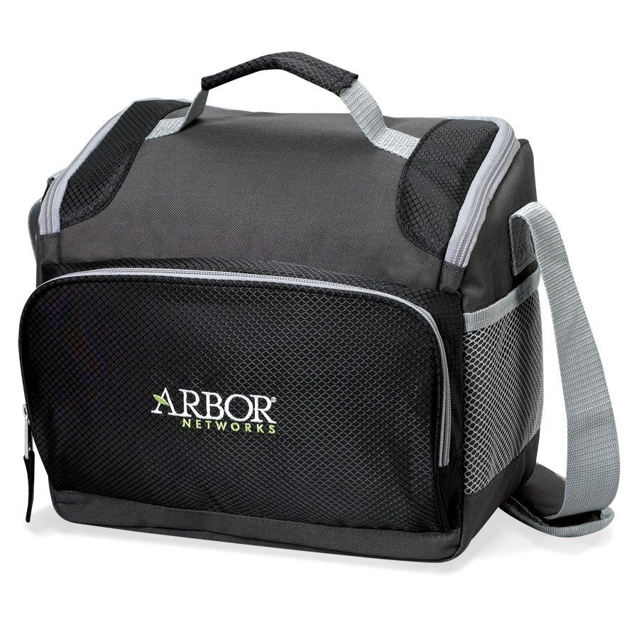 Black and gray cooler bag 10 can capacity