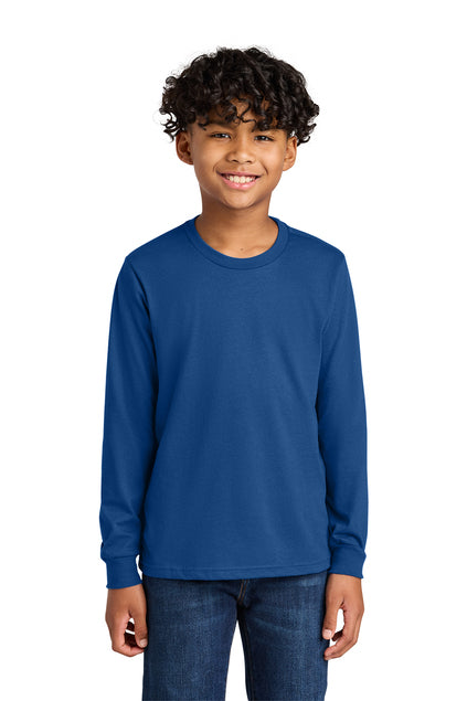 Next Level Apparel® Youth Cotton Long Sleeve Tee