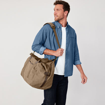 Port Authority® Washed Canvas Duffel