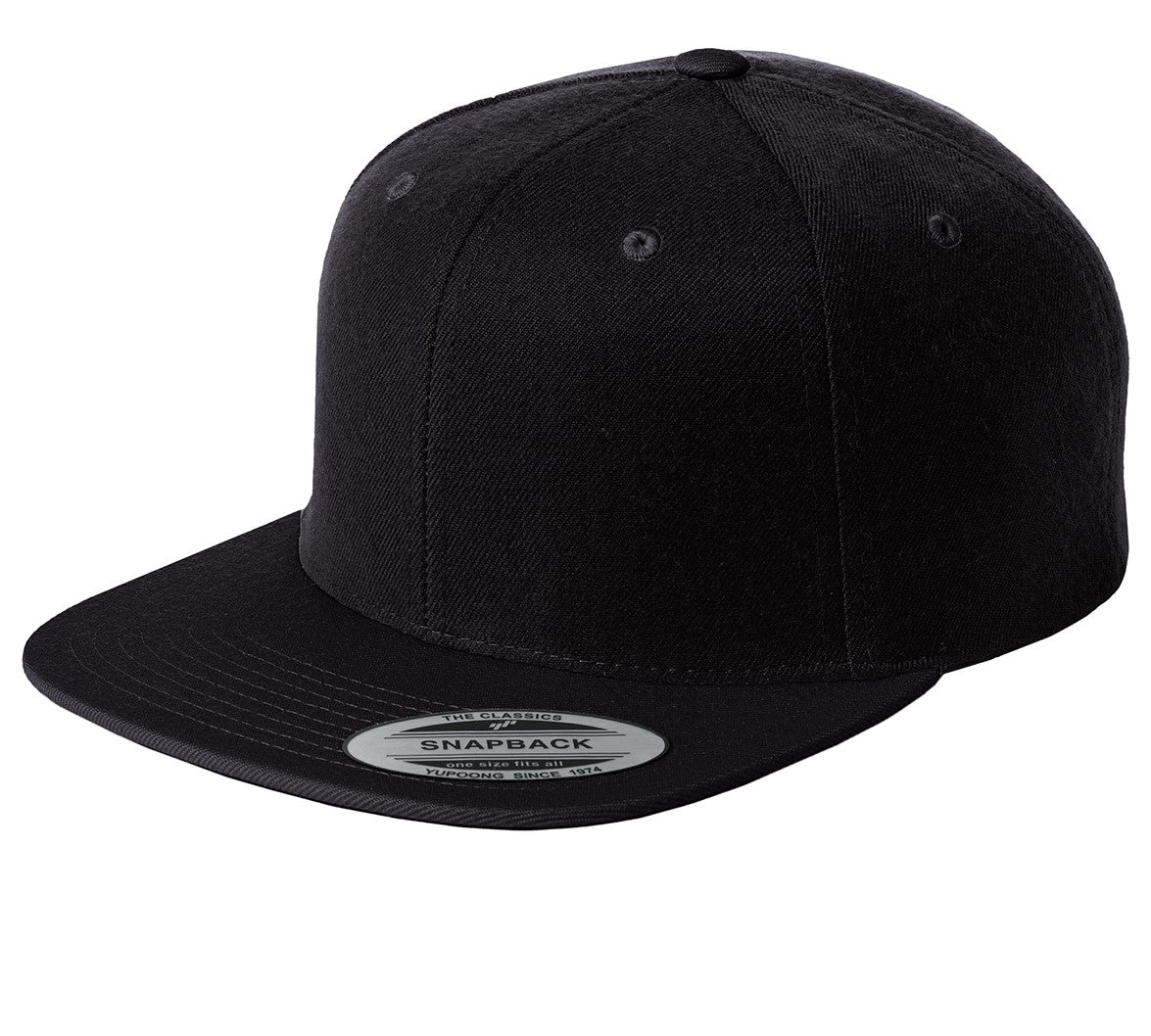 Sport-Tek® Yupoong® Flat Bill Snapback Cap
