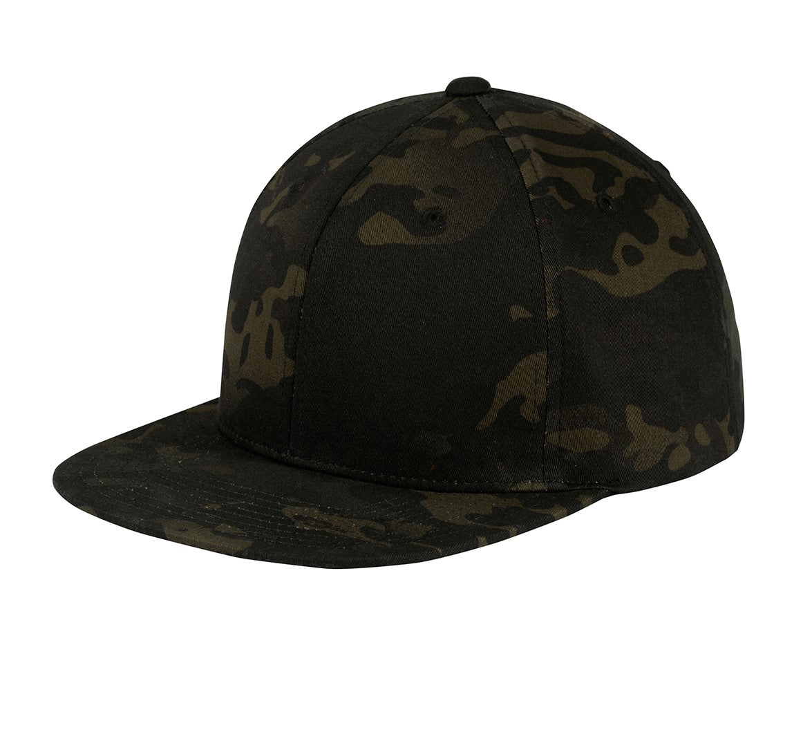 Sport-Tek® Yupoong® Flat Bill Snapback Cap