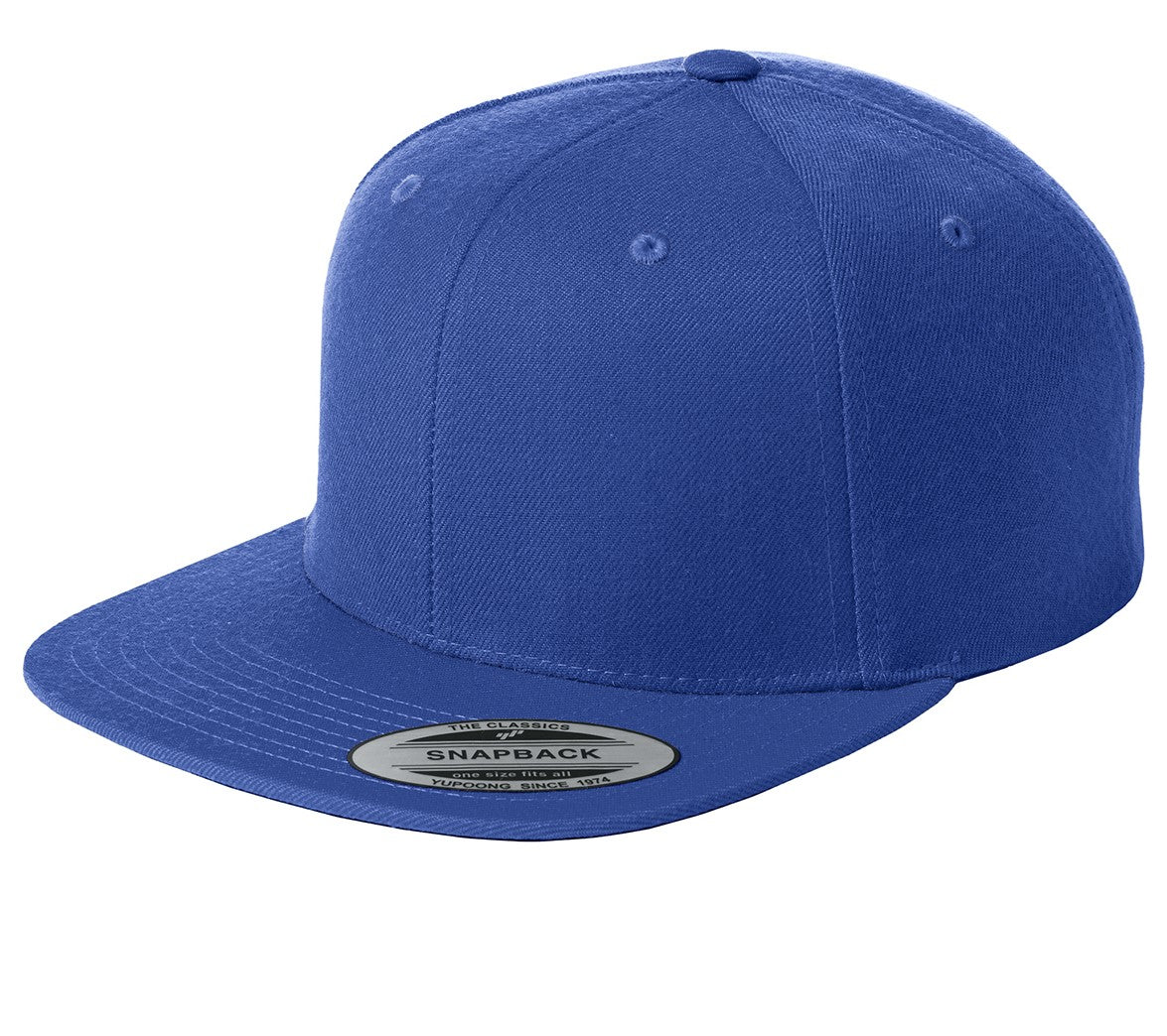 Sport-Tek® Yupoong® Flat Bill Snapback Cap