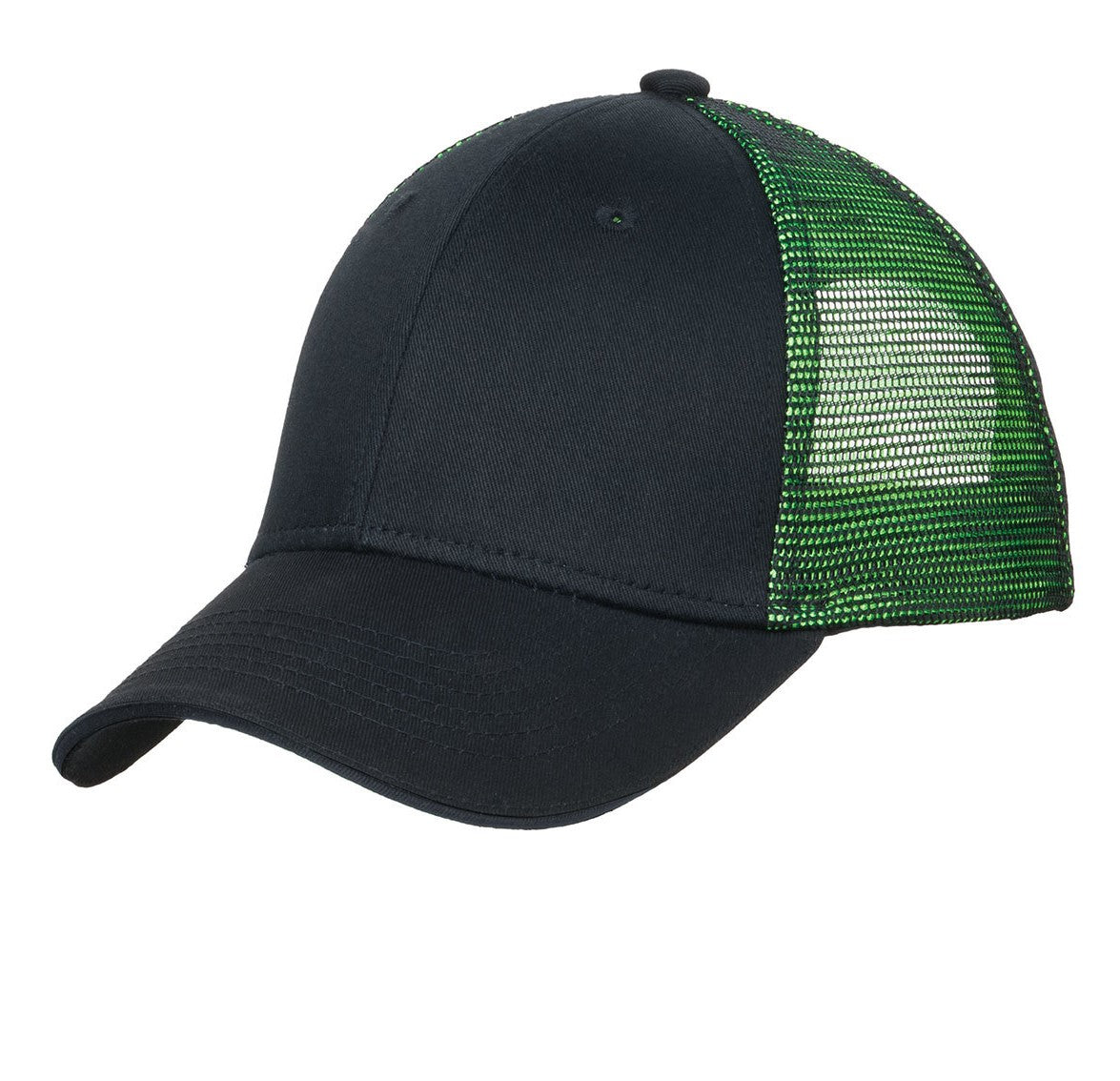 Port Authority® Double Mesh Snapback Sandwich Bill Cap