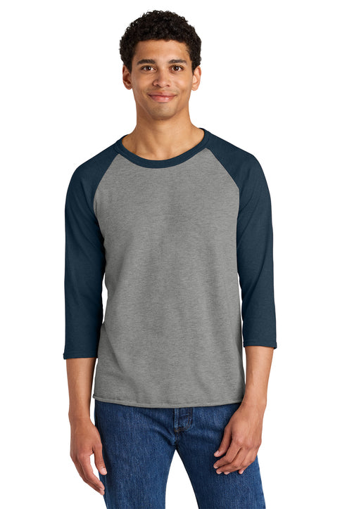 Jerzees® Unisex Premium Blend Combed Ring Spun 3/4-Sleeve Raglan Tee