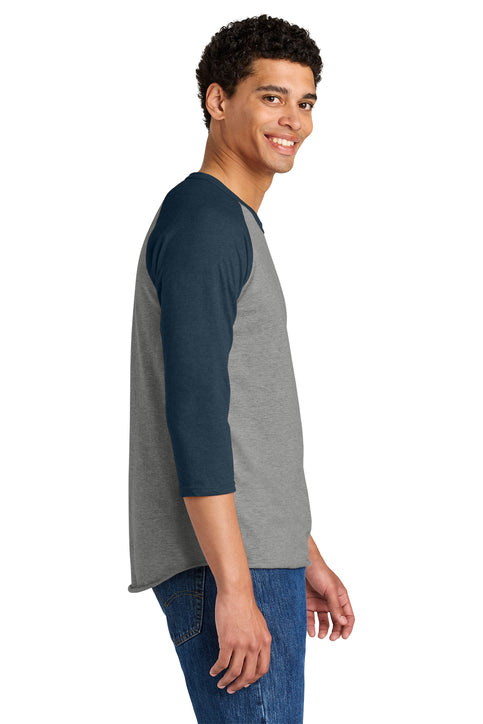 Jerzees® Unisex Premium Blend Combed Ring Spun 3/4-Sleeve Raglan Tee