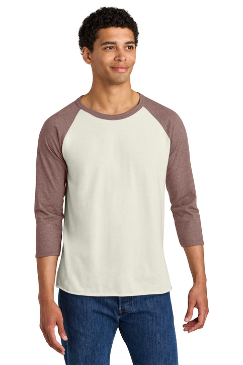 Jerzees® Unisex Premium Blend Combed Ring Spun 3/4-Sleeve Raglan Tee