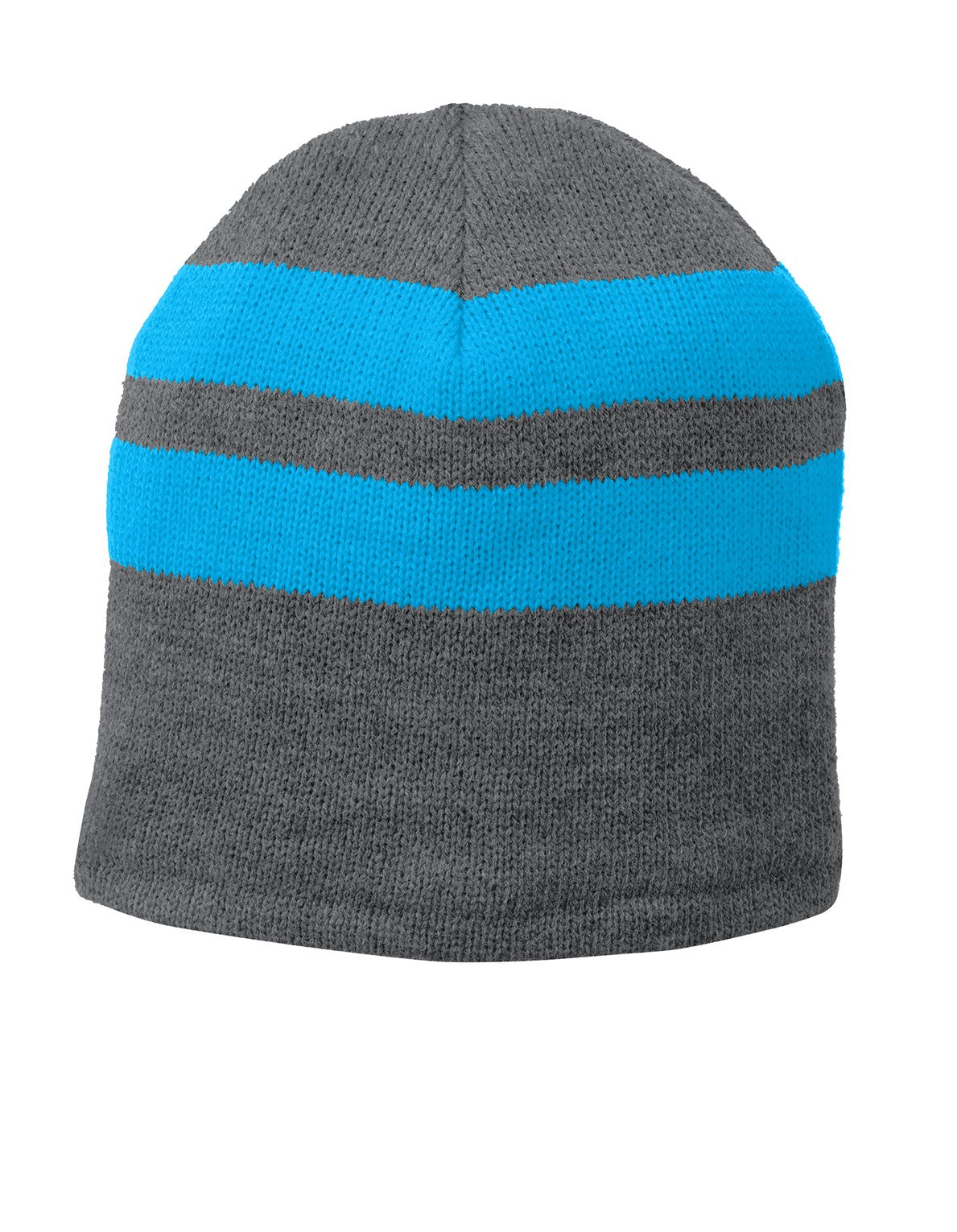 Port & Company® Fleece-Lined Striped Beanie Cap