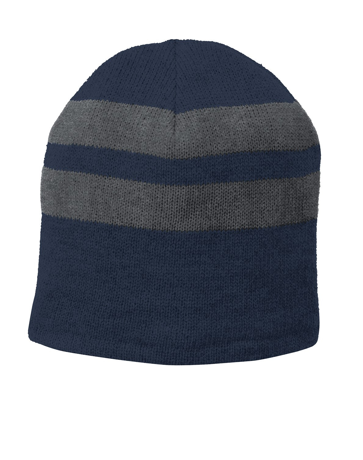 Port & Company® Fleece-Lined Striped Beanie Cap