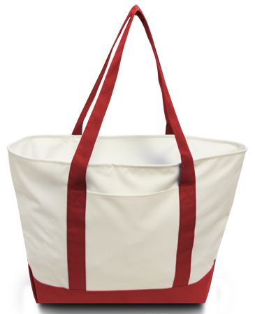 Bay View Giant Zipper Boat Tote Bag
