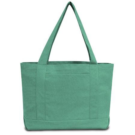 Seaside Cotton Pigment Dyed Boat Tote Bag