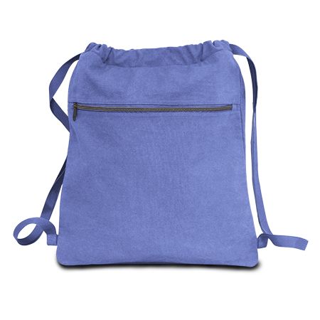 Seaside Cotton Pigment Dyed Drawstring Bag