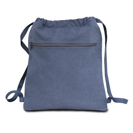 Seaside Cotton Pigment Dyed Drawstring Bag