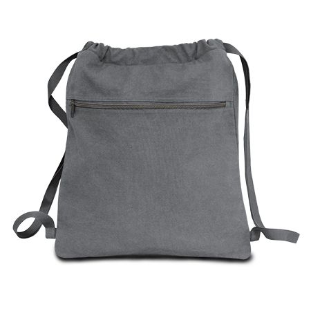 Seaside Cotton Pigment Dyed Drawstring Bag