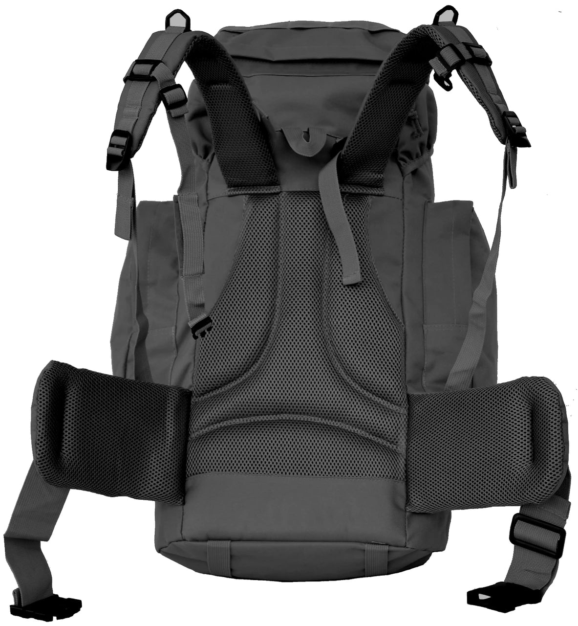 Black Large Tactical Day Pack Backpack Rucksack