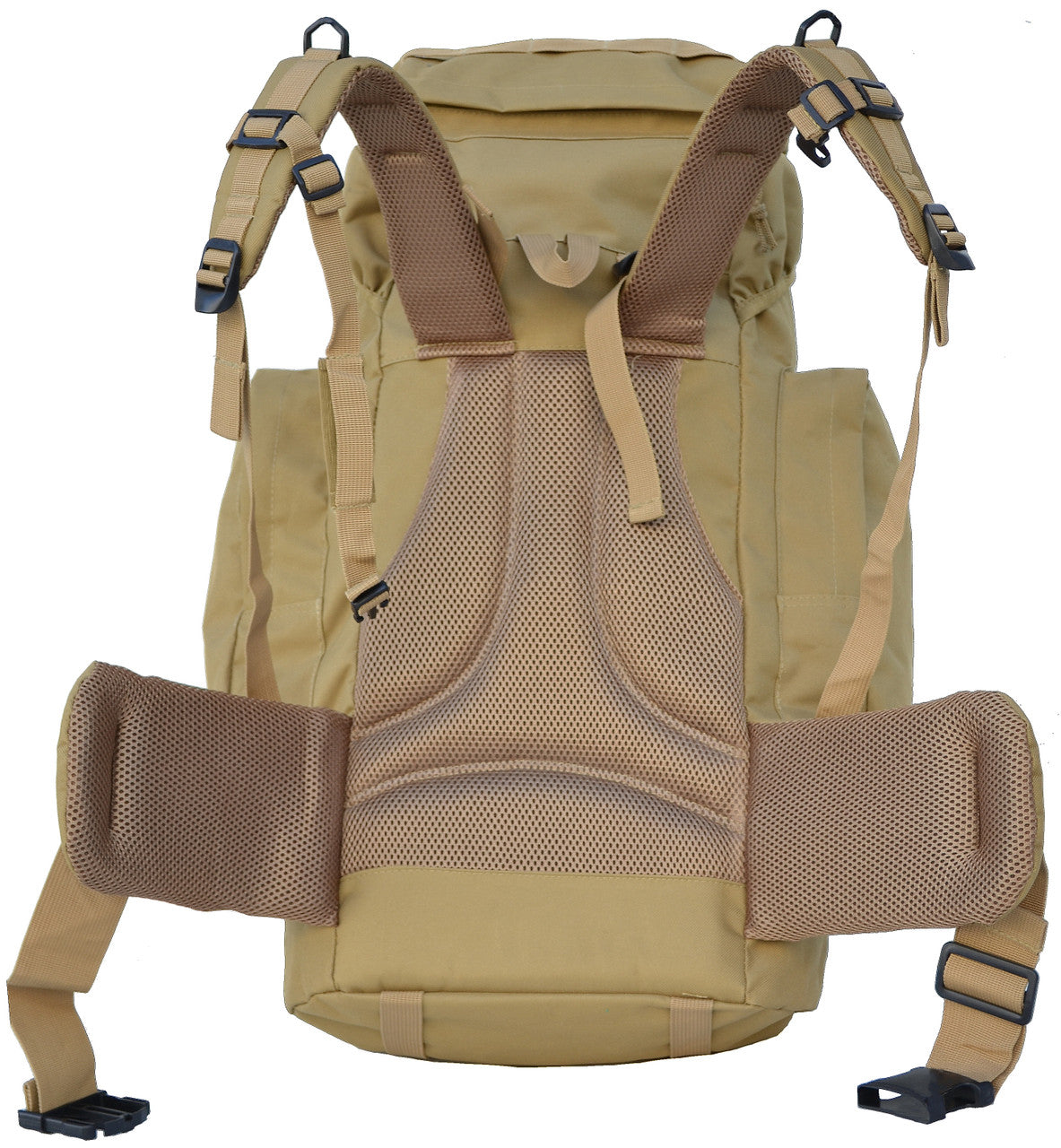 Tactical Large Tan Hiking Backpack