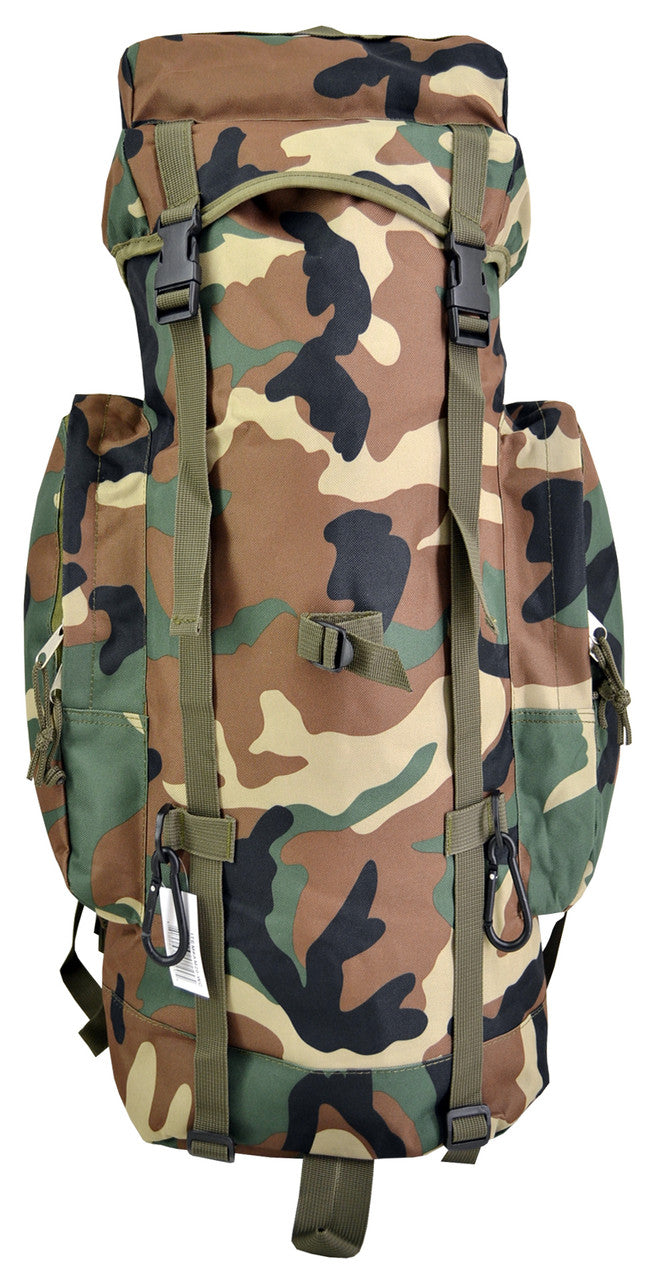 Woodland Camo Hiking Backpack Rucksack