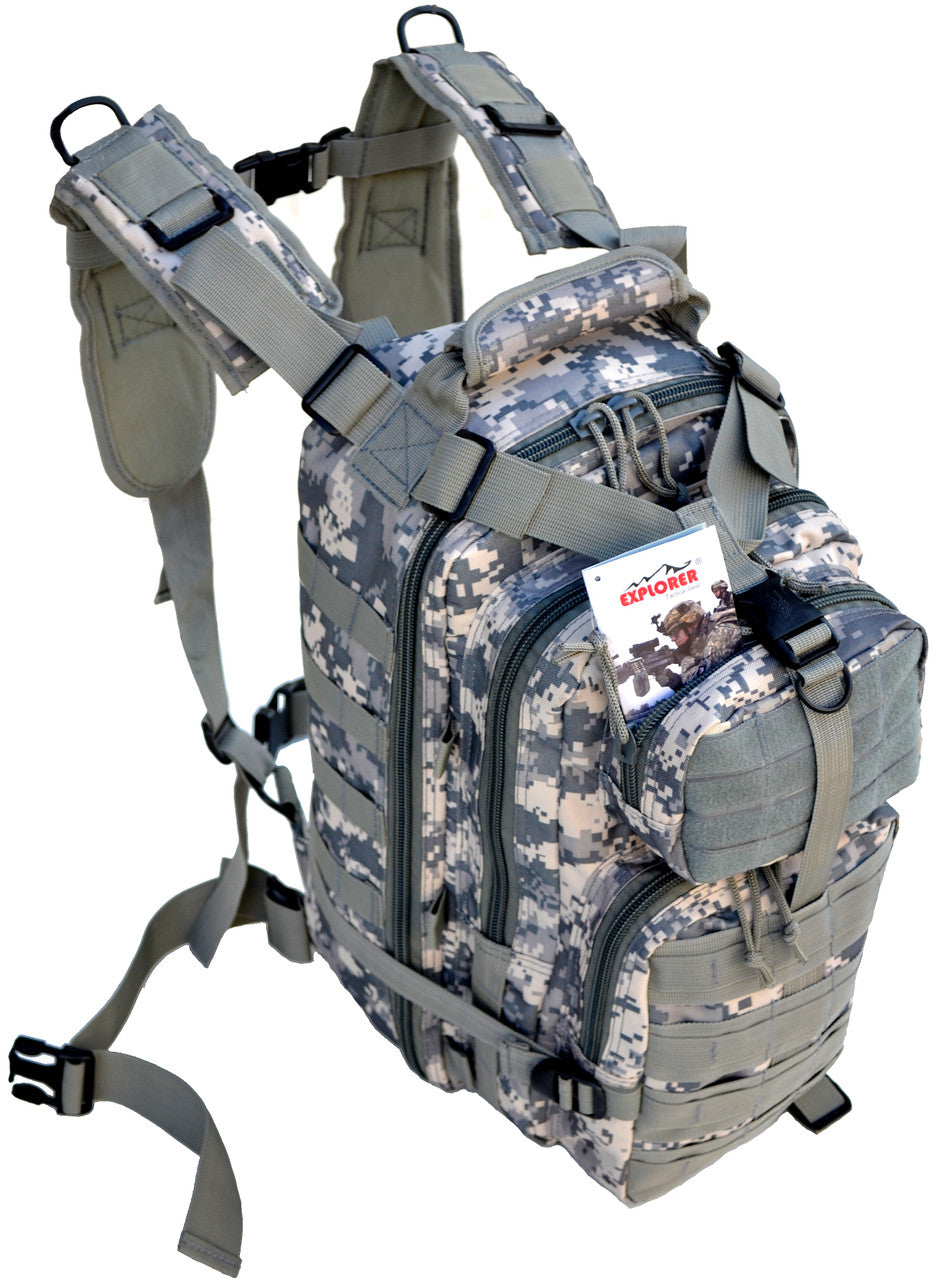 Digital Camo Tactical Backpack
