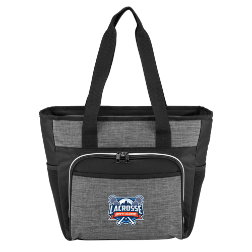Gray with black strip cooler tote duffel bag USA