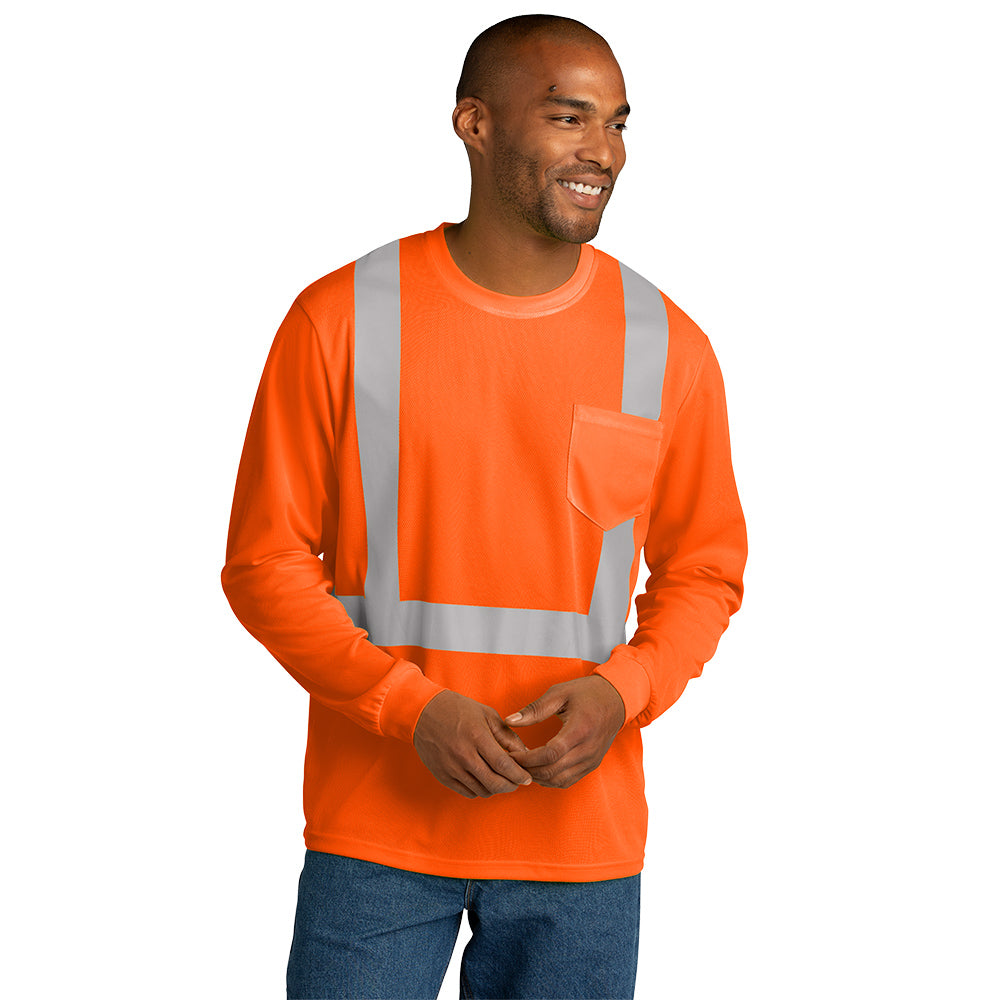 CornerStone® ANSI 107 Class 2 Mesh Long Sleeve Tee