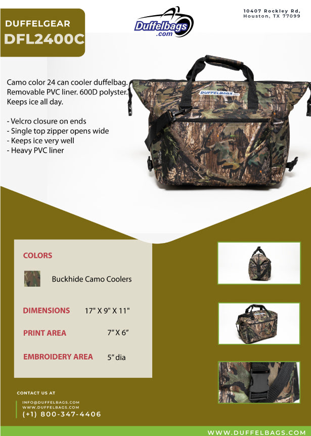DuffelGear Camo Coolers