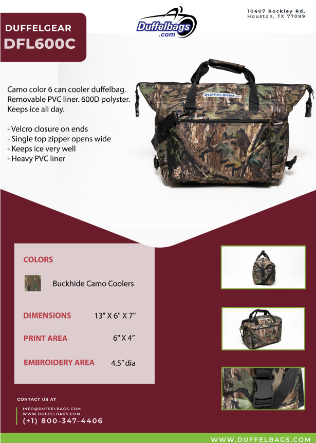 DuffelGear Camo Coolers