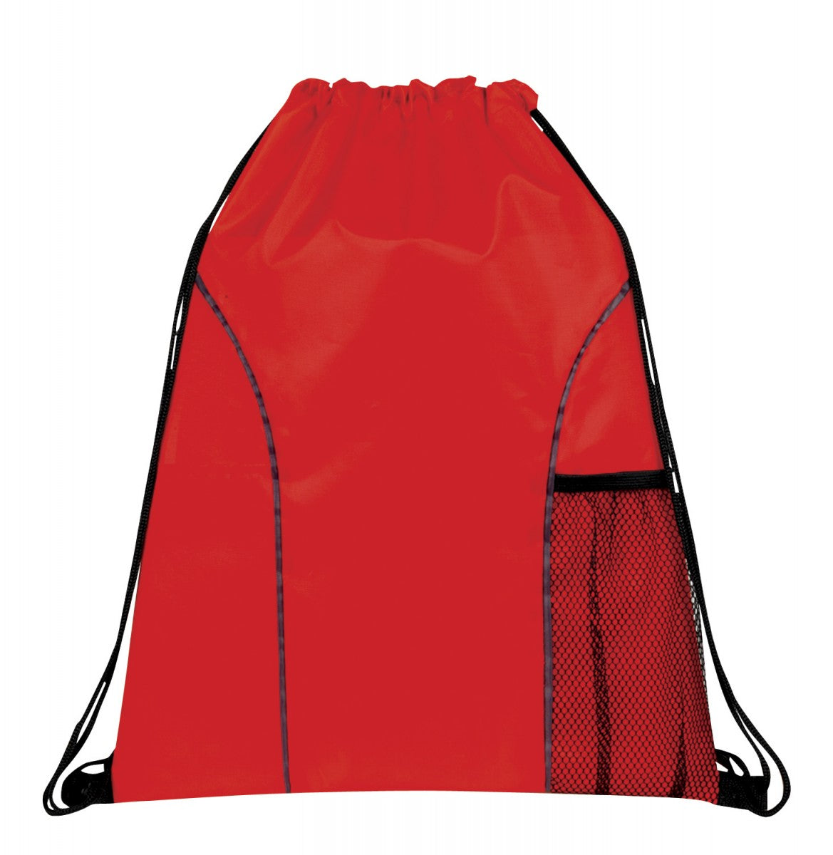 Dual Pocket Drawstring Backpack