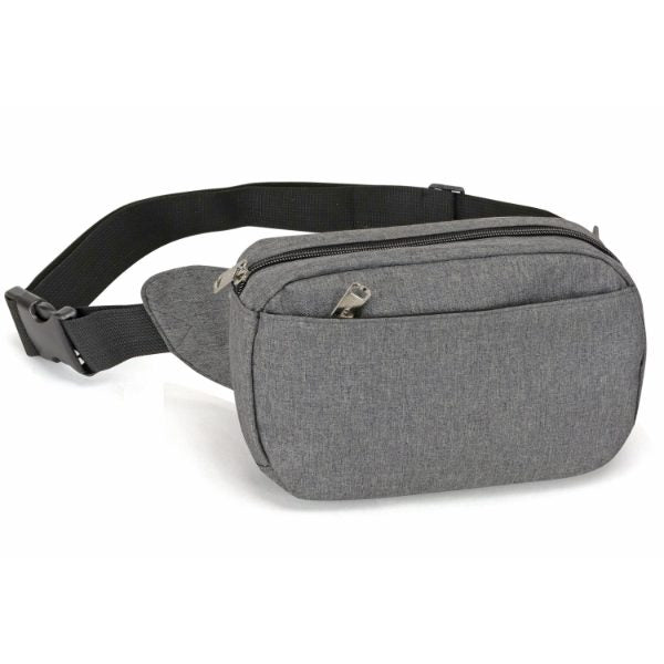 Heather Rounded 3 Pockets Fanny Pack