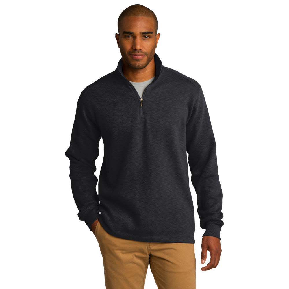 Port Authority® Slub Fleece 1/4-Zip Pullover