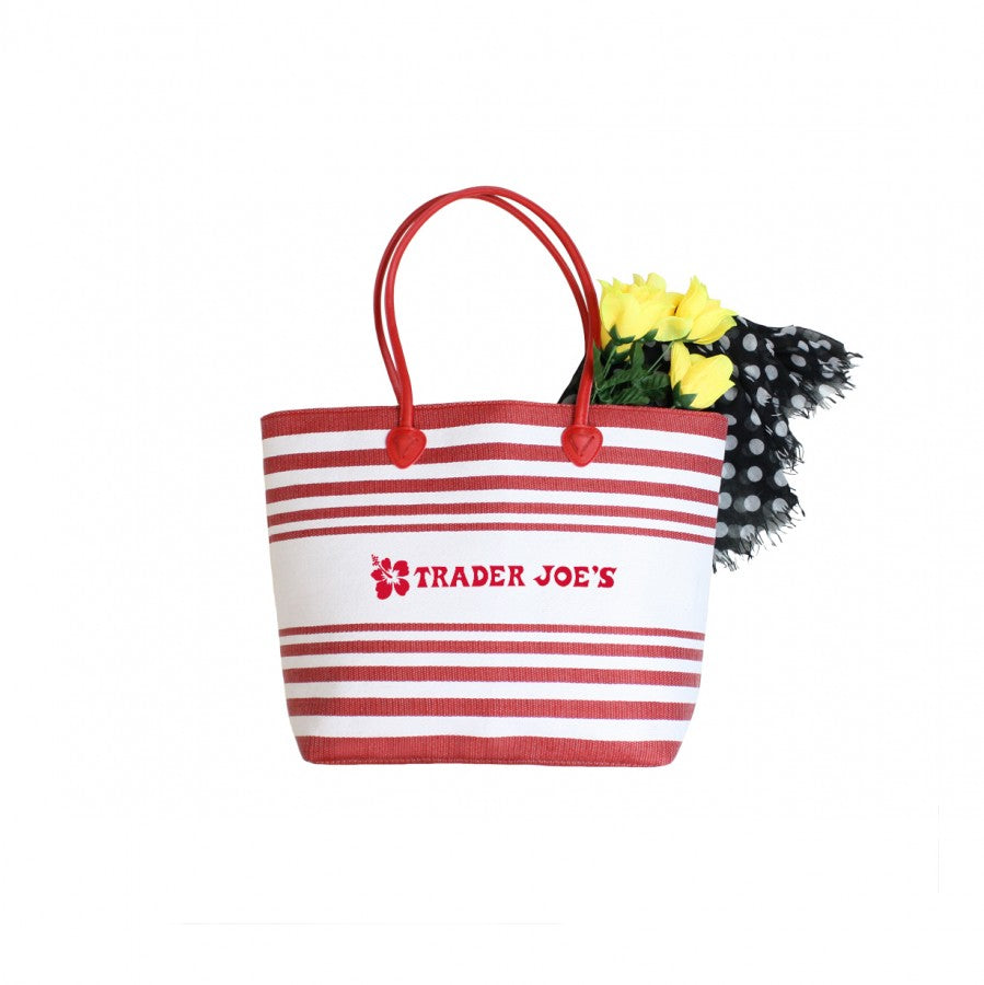 Striped Trendy Tote Bag