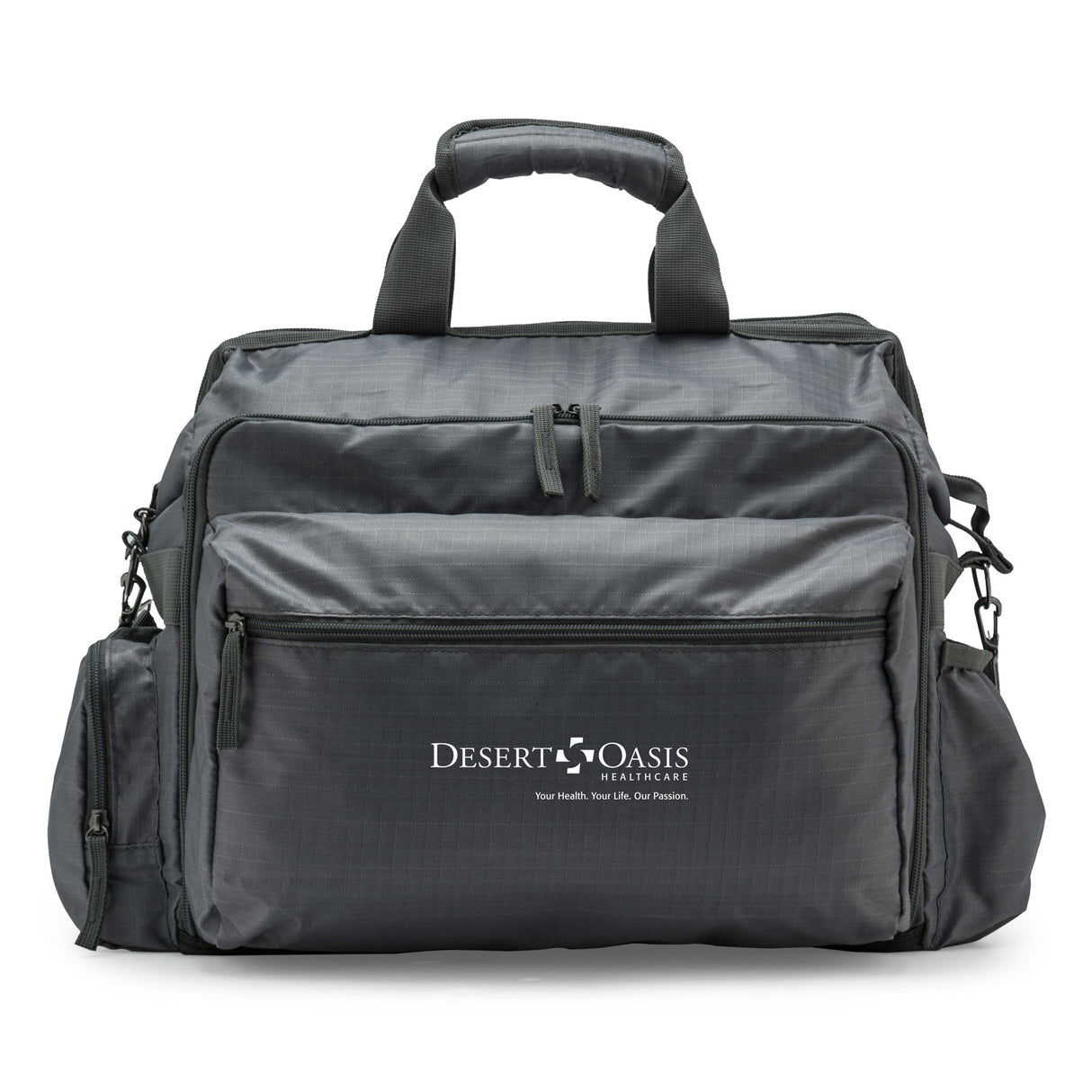 Grey Nurse Practitioner’s Bag with laptop sleeve
