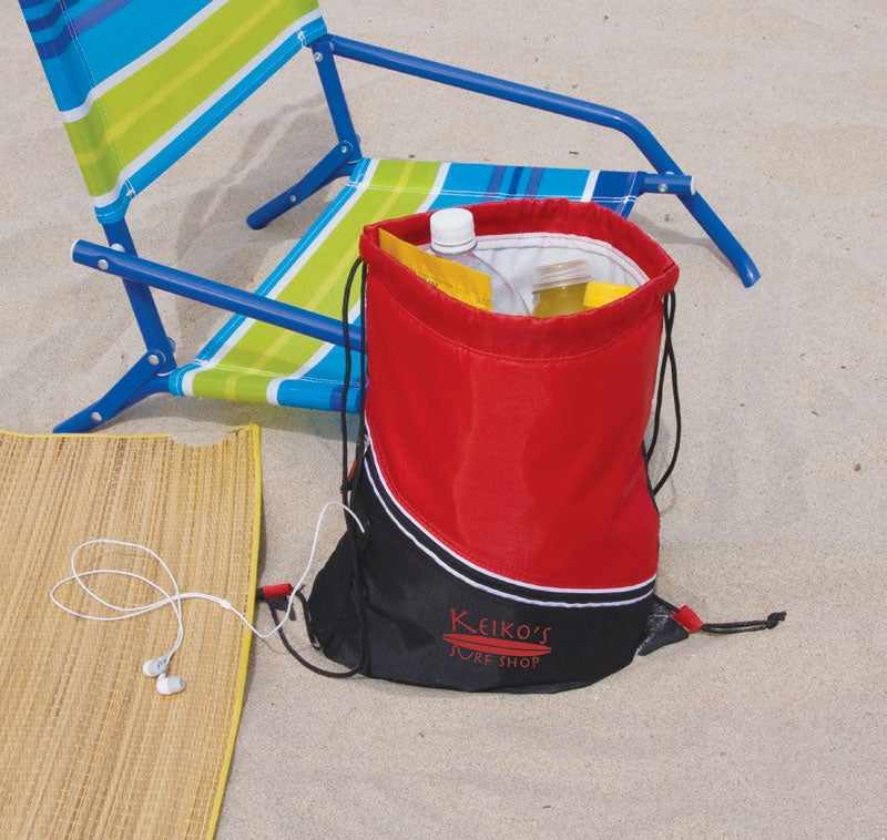 Insulated Drawstring Cooler Bag