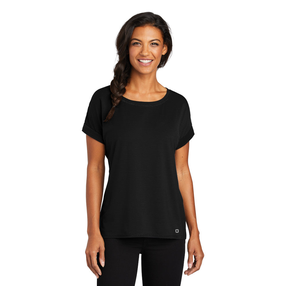 OGIO ® Ladies Luuma Cuffed Short Sleeve