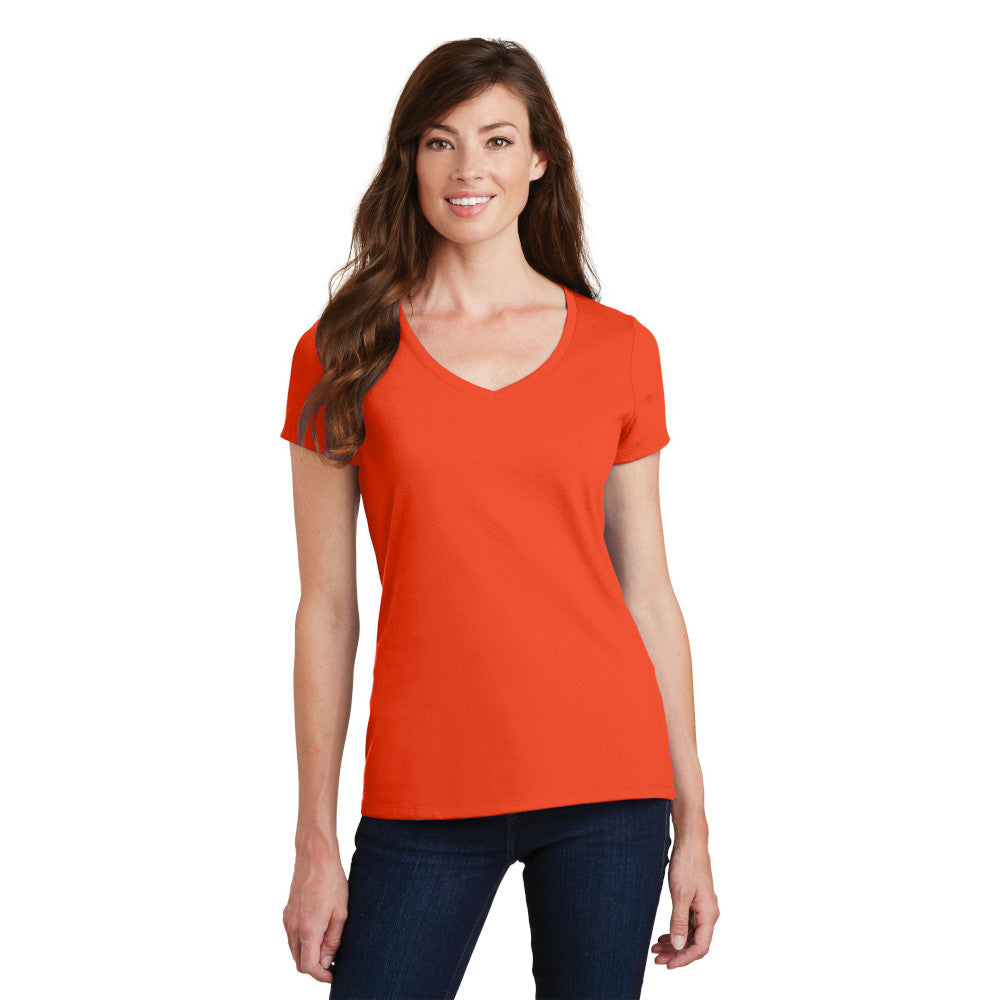 Port & Company® Ladies Fan Favorite™ V-Neck Tee