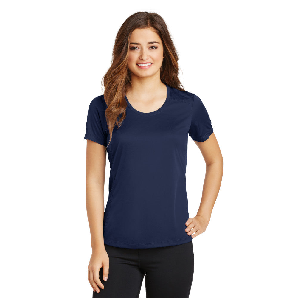 Sport-Tek® Ladies PosiCharge® Elevate Scoop Neck Tee