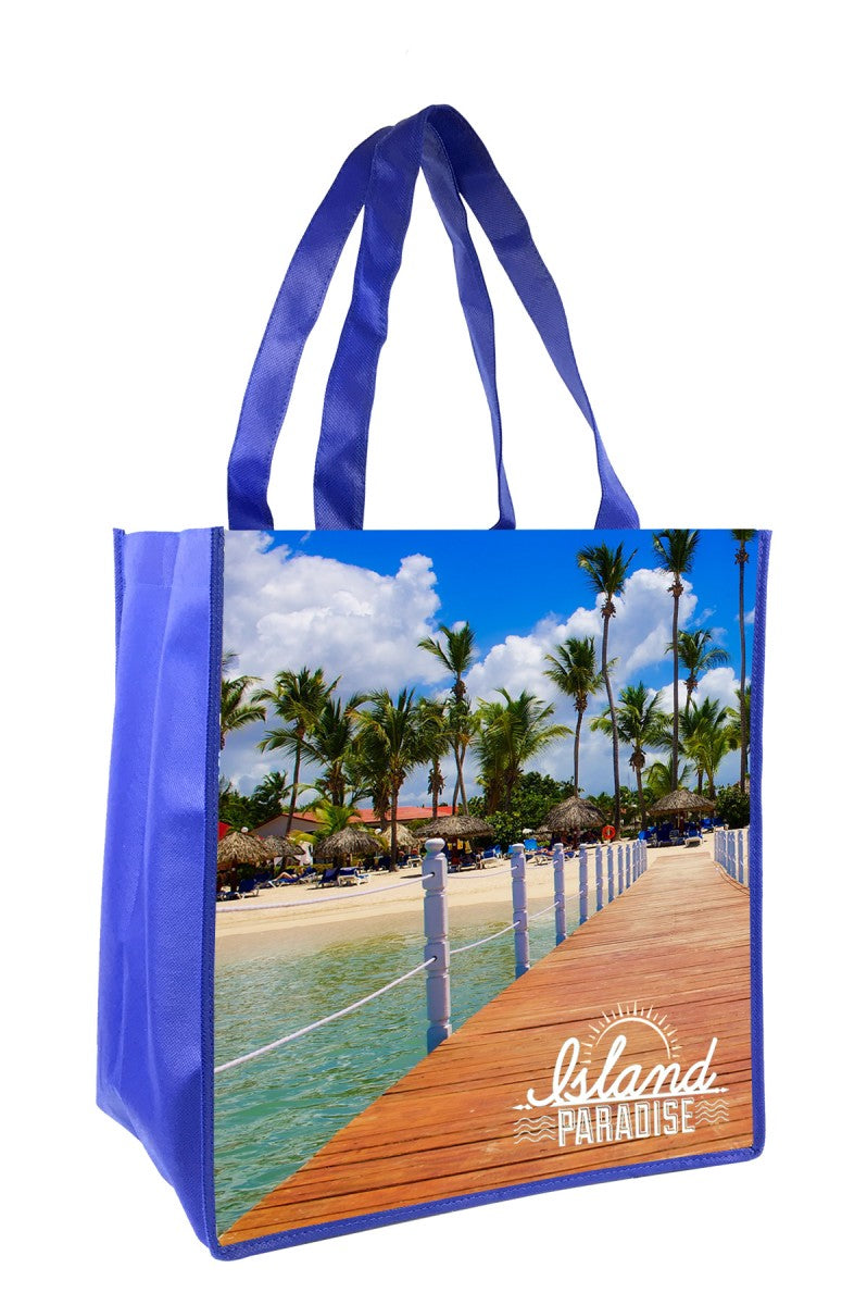 12" Laminated Tote Bag