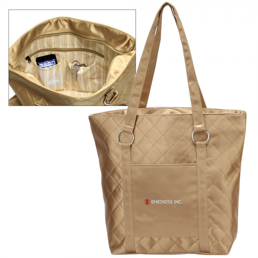 Quilted Fashion Tote Bag