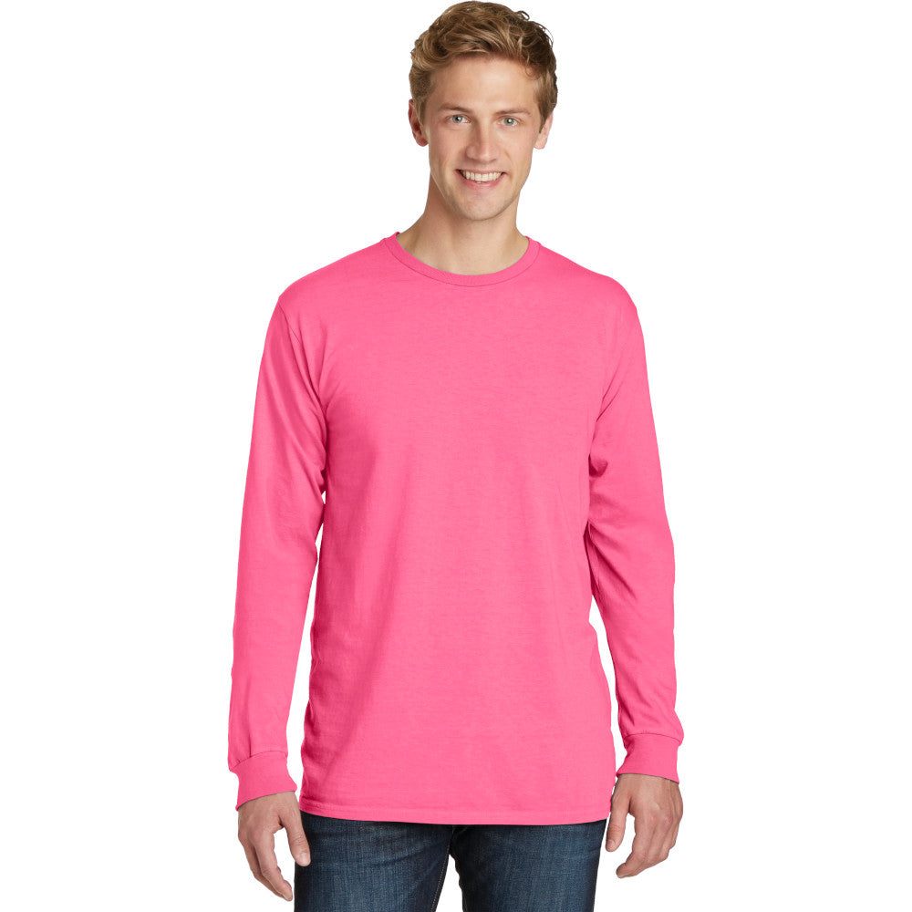 Port & Company® Beach Wash™ Garment-Dyed Long Sleeve Tee