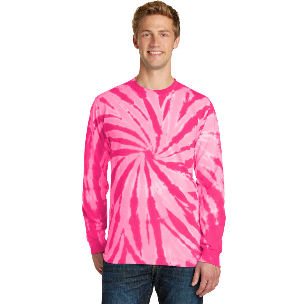 Port & Company® Tie-Dye Long Sleeve Tee