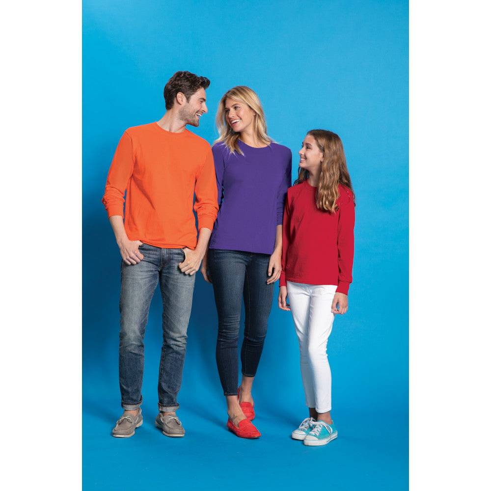 Port & Company® Youth Long Sleeve Core Cotton Tee