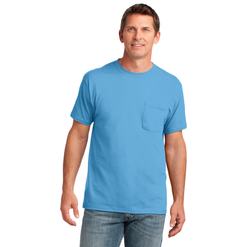 Port & Company® Core Cotton Pocket Tee