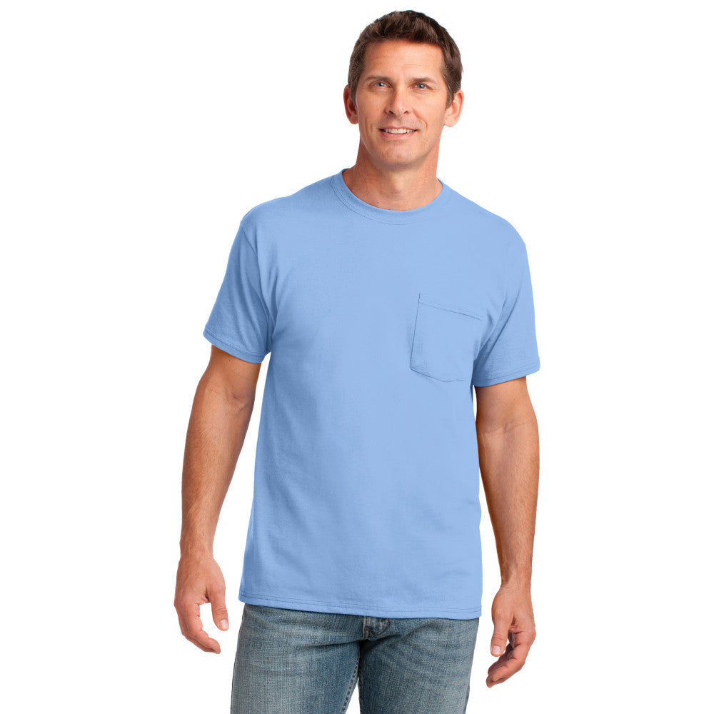 Port & Company® Core Cotton Pocket Tee
