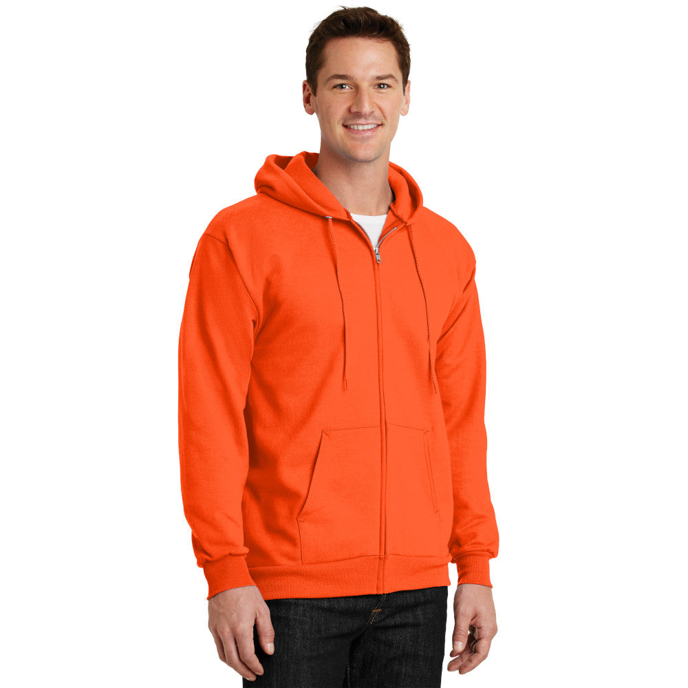 Port & Company® Essential Fleece Full-Zip Hooded Sweatshirt
