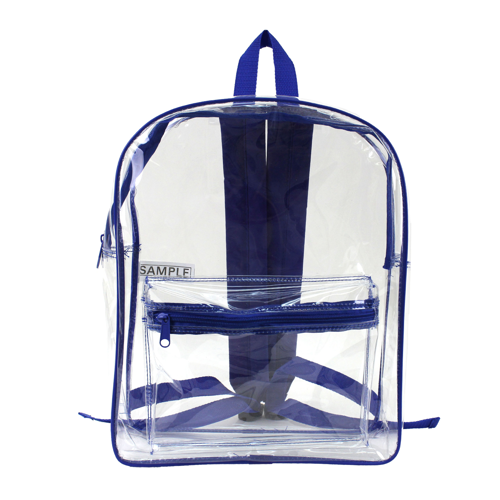 15" Clear Security Backpack