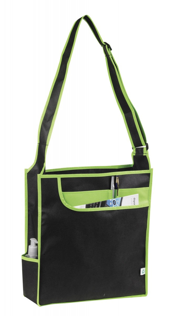 Multi-Pocket Messenger Shoulder Tote