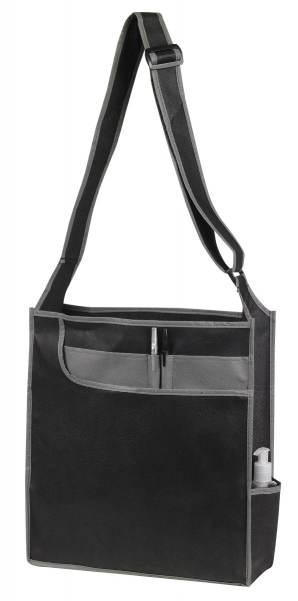 Multi-Pocket Messenger Shoulder Tote